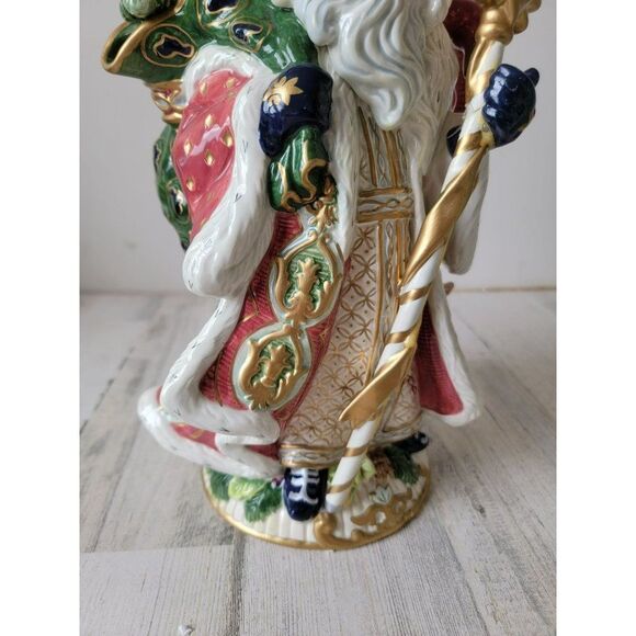 Fitz Floyd classics Florentine AS IS Santa Claus teapot collectible Xmas - Picture 2 of 15